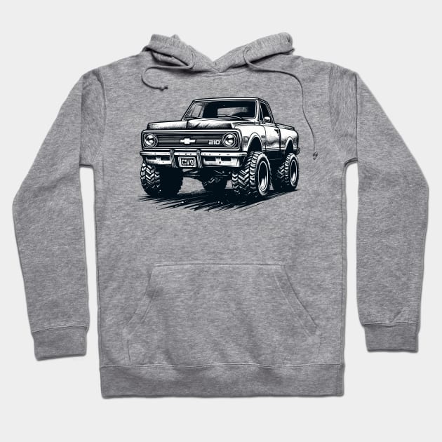 Chevy pickup Hoodie by Vehicles-Art